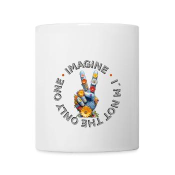 Imagine Serie - Frieden, Toleranz und Respekt. - Tasse - Weiß - Vorne