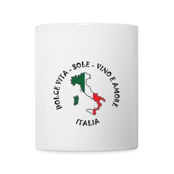 Amore Vino and Sole in Italy. - Mug - white - Front