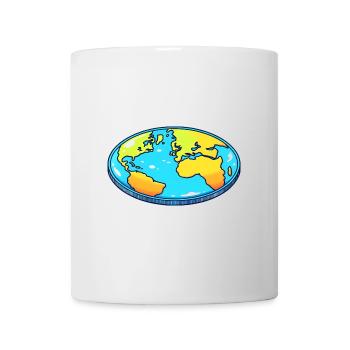 Funny Bat Flat Earth Fun - Mug - white - Front