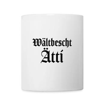 Wälbescht Ätti Oa Schweiz Ätti Grosspapi - Tasse - Weiß - Vorne