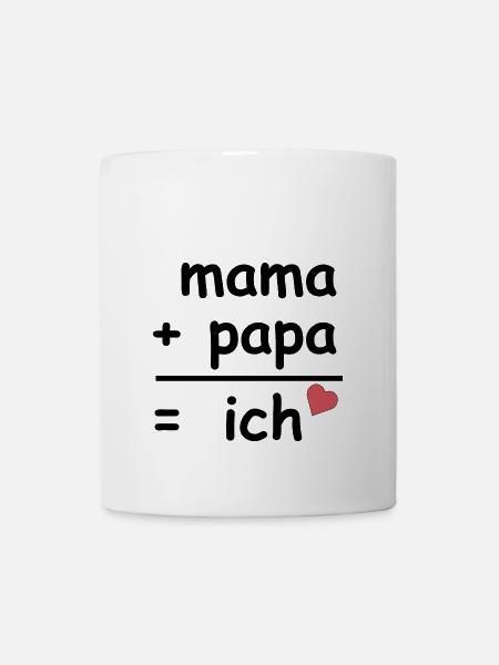 Kind der Liebe - Mama und Papa - Tasse - Weiß