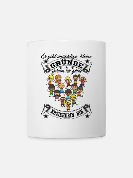 Erzieherin - Tasse - Weiß