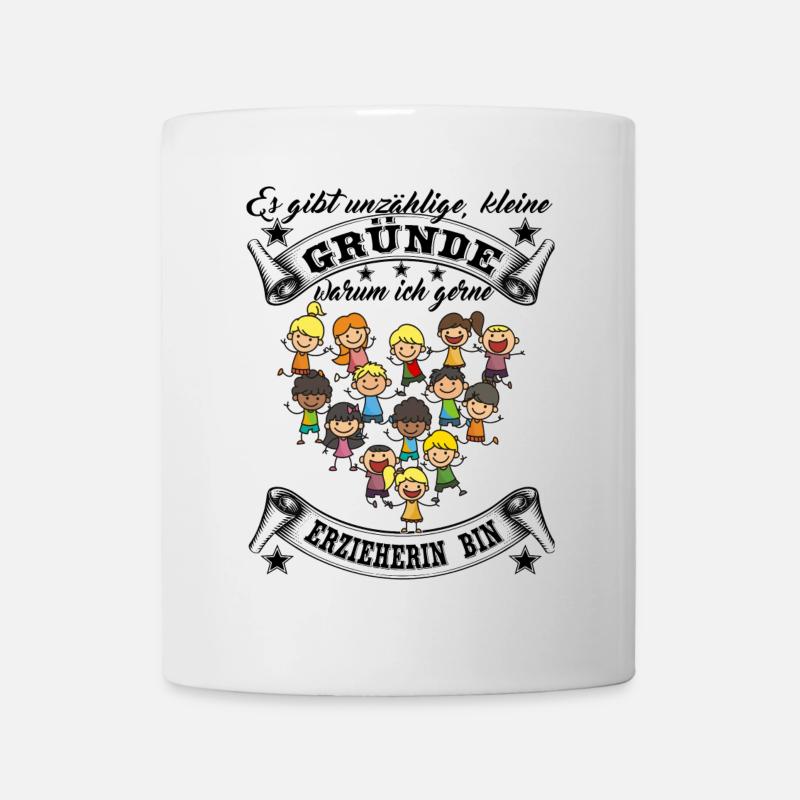 Erzieherin - Tasse - Weiß