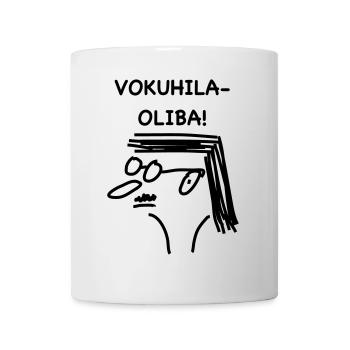 VokuHilaOliba 80er - Tasse - Weiß - Vorne