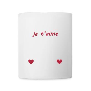 bonne fête maman je t'aime - Mug - white - Front