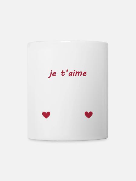 bonne fête maman je t'aime - Mug blanc - blanc