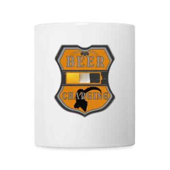 CHARGEMENT DE LA BIÈRE - Mug blanc - blanc - Devant