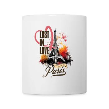 Paris Tour Eiffel France City Skyline Art - Mug blanc - blanc - Devant