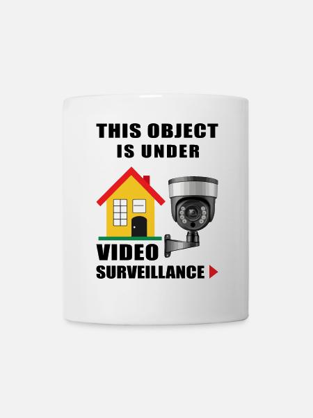 Objekt Überwachung - Tasse - Weiß