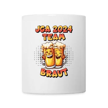 Bachelor Party 2024 Team Bride Beer Alcohol Booze Funny - Mug - white - Front