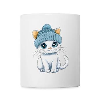 Cat Cute Cute Baby Kids Animal Cartoon - Mug - white - Front