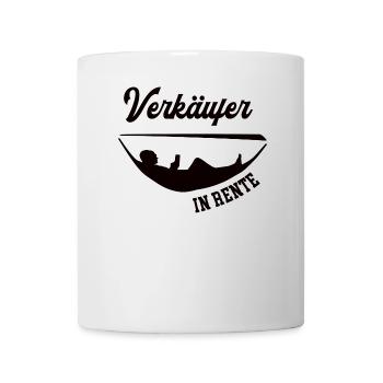 Verkäufer in Rente Rentenbeginn Einzelhandel - Tasse - Weiß - Vorne