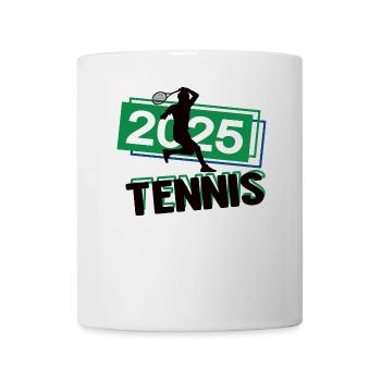 Tennis Spieler Team Turnier Mannschaft in 2025 - Tasse - Weiß - Vorne