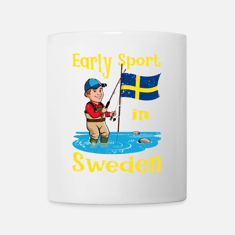 Frühsport in Schweden - Tasse - Weiß