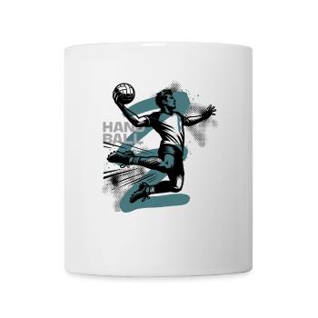 Handball - Mug blanc - blanc - Devant