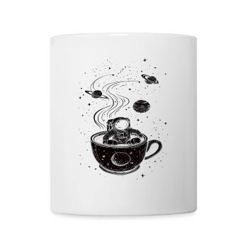 Astronaut in der Galaxie - Tasse - Weiß - Vorne