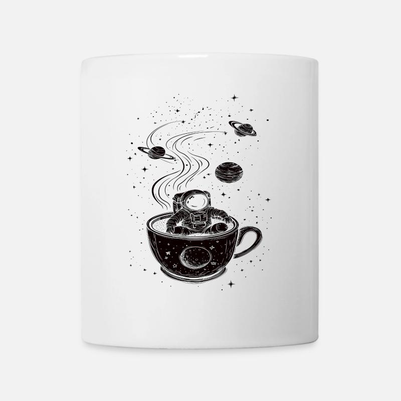 Astronaute dans la galaxie - Mug blanc - blanc