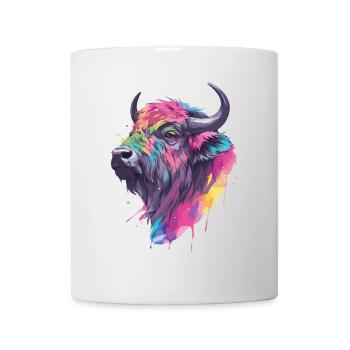 Buffalo Water Buffalo Africa Savannah Colorful Art - Mug - white - Front