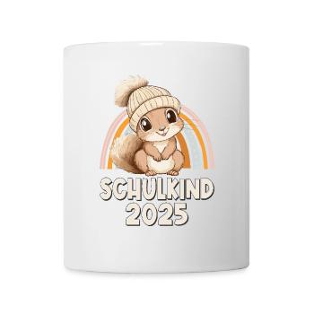 School Child 2025 Squirrel School Enrollment School - Mug - white - Front