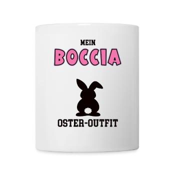 Boccia Oster Outfit Ostergeschenk Bocciaspielerin - Tasse - Weiß - Vorne