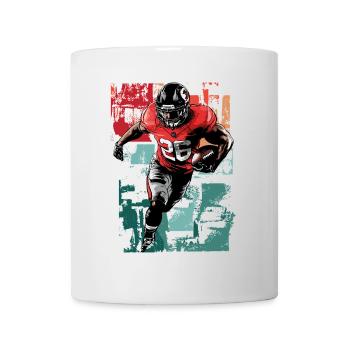 Joueur de football américain USA Amérique Sports Rétro - Mug blanc - blanc - Devant