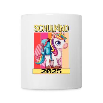 School Child 2025 Unicorn Enrollment School Student - Mug - white - Front