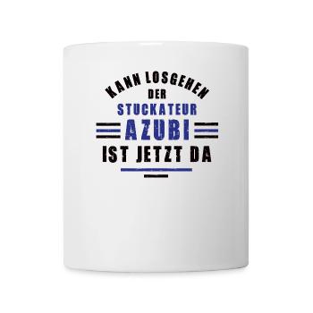 Azubi Stuckateur Lehre Ausbildung Stukkateur Lehre - Tasse - Weiß - Vorne