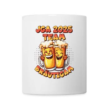 Bachelor Party 2025 Team Groom Beer Alcohol Booze Funny - Mug - white - Front