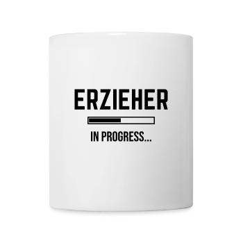 Erzieher In Progress - Tasse - Weiß - Vorne