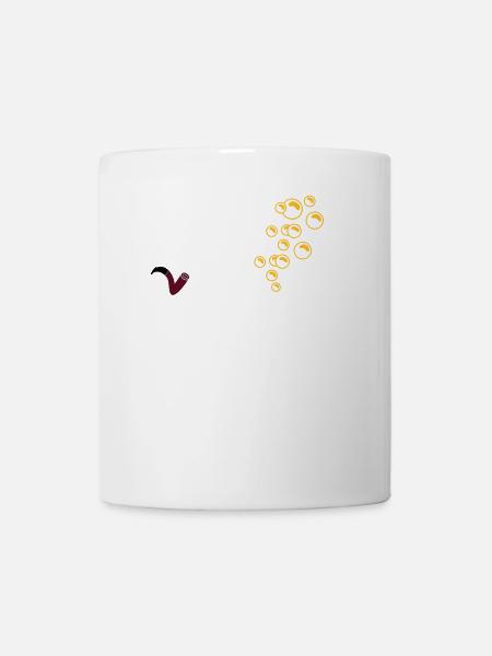 Blasen / bubbles (C, 1c) - Tasse - Weiß