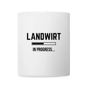 Landwirt In Progress - Tasse - Weiß - Vorne