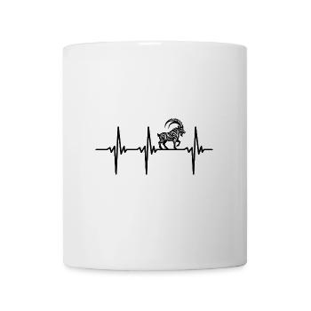 Battement de cœur pour les Capricornes - Mug blanc - blanc - Devant