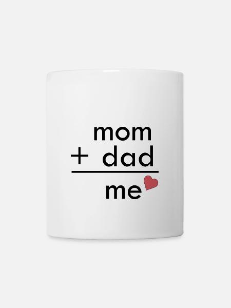 Baby is born. Mom and Dad are happy - Mug - white
