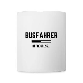 Busfahrer In Progress - Tasse - Weiß - Vorne