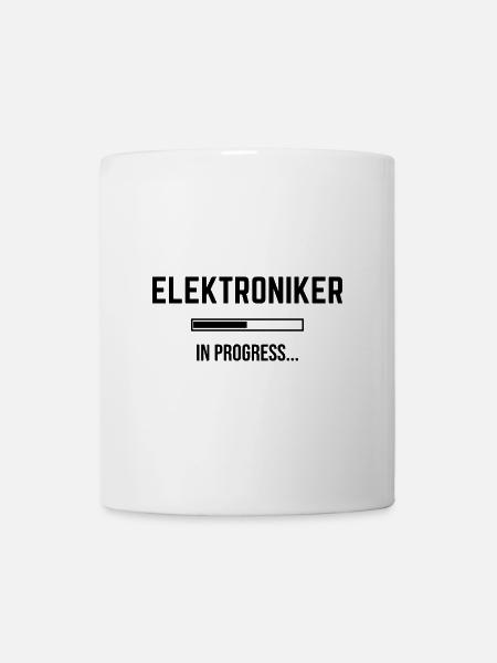 Elektroniker In Progress - Tasse - Weiß