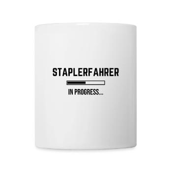 Staplerfahrer In Progress - Tasse - Weiß - Vorne