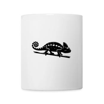 Chameleon Drawing in Ink Style - Mug - white - Front