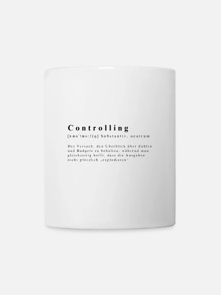 Controlling - der tägliche Budget-Krimi - Tasse - Weiß