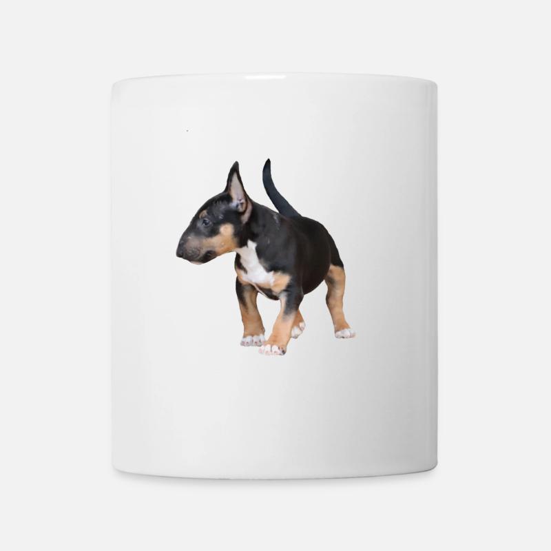 Bull Terrier miniature - Mug blanc - blanc