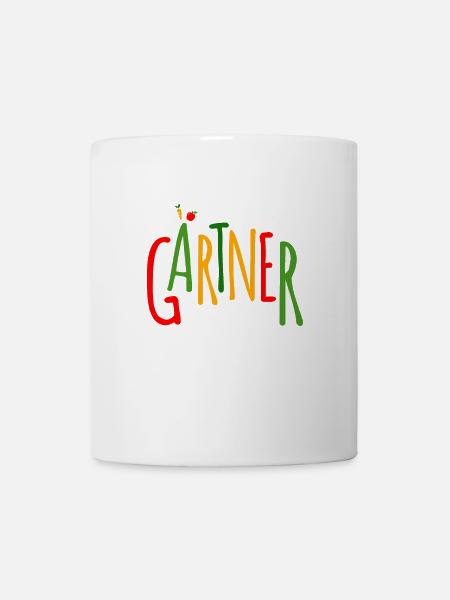 lustiges Gärtner Shirt - Geschenk für Gärtner - Tasse - Weiß
