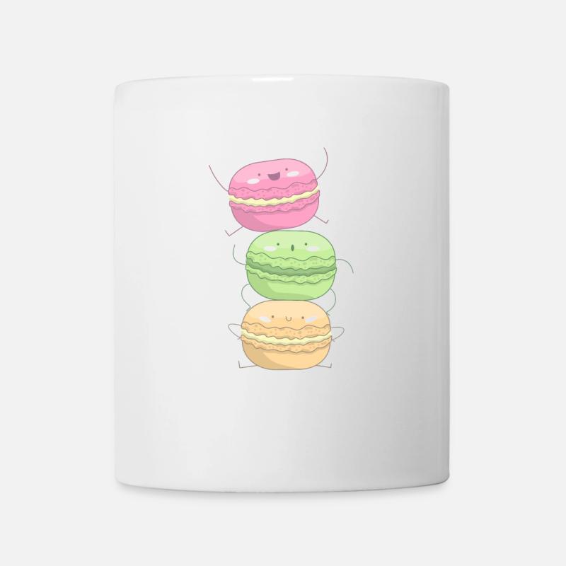 Cadeau drôle de macarons pour les boulangers - Mug blanc - blanc