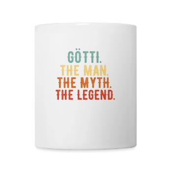 Götti Firmgötti Taufgötti götti fragen - Tasse - Weiß - Vorne
