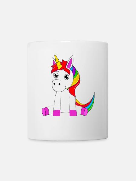 Einhorn - Tasse - Weiß