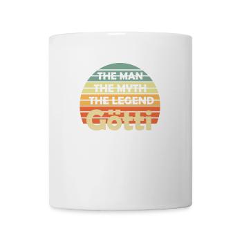 ti Firmgötti Taufgötti Göti Geschenkidee - Tasse - Weiß - Vorne
