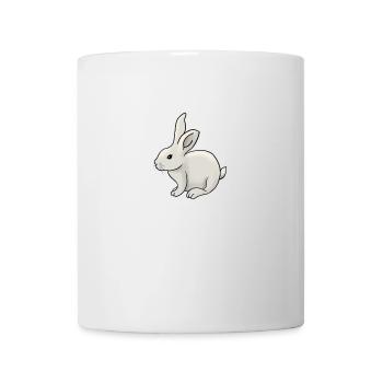 Lapin joli lapin dessiné à la main - Mug blanc - blanc - Devant