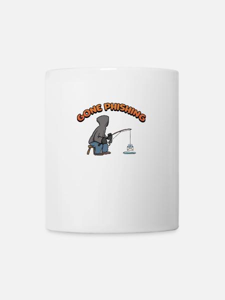 Gone Phishing Hacking Computer Hacker Gift - Tasse - Weiß