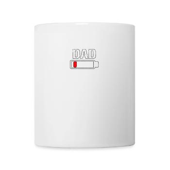 Papa batterie vide - Mug blanc - blanc - Devant