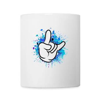 hand comic party - Mug - white - Front