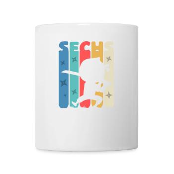 Ninja 6 Sechster Geburtstag 6 Jahre - Tasse - Weiß - Vorne