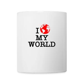 I love my world 2 - Mug blanc - blanc - Devant